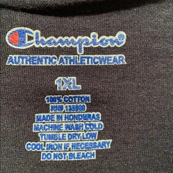 Champion Long Sleeve Camouflage T-Shirt Screenprint Big Tall - Picture 7 of 10